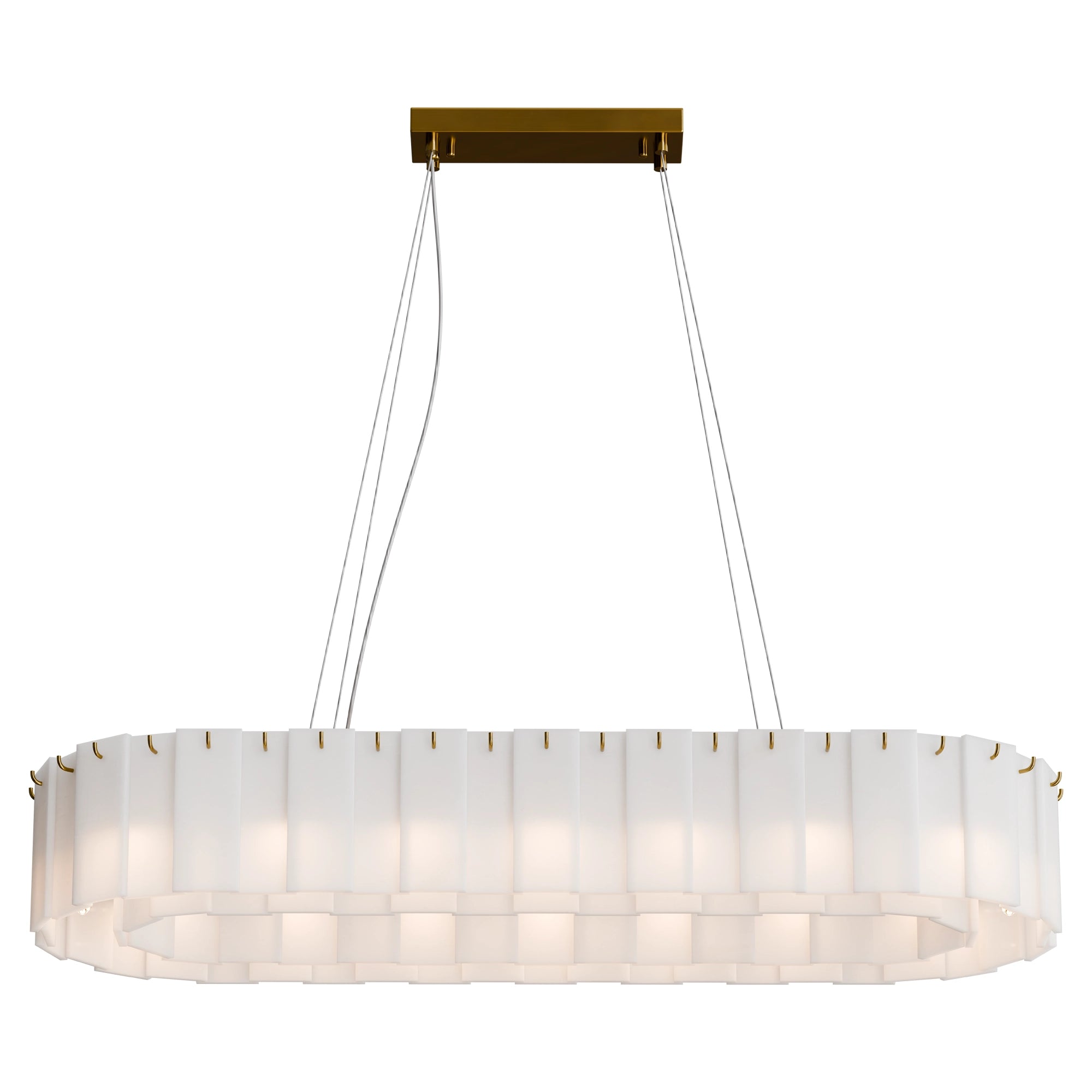 Mirage Linear Alabaster Pendant