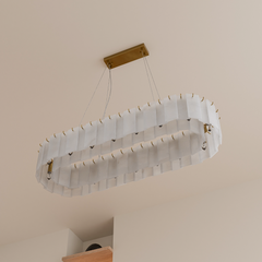 Mirage Linear Alabaster Pendant