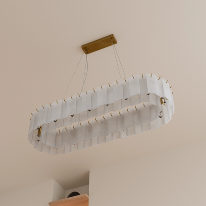 Mirage Linear Alabaster Pendant