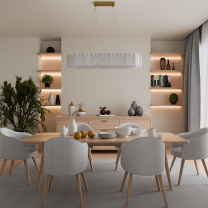 Mirage Linear Alabaster Pendant