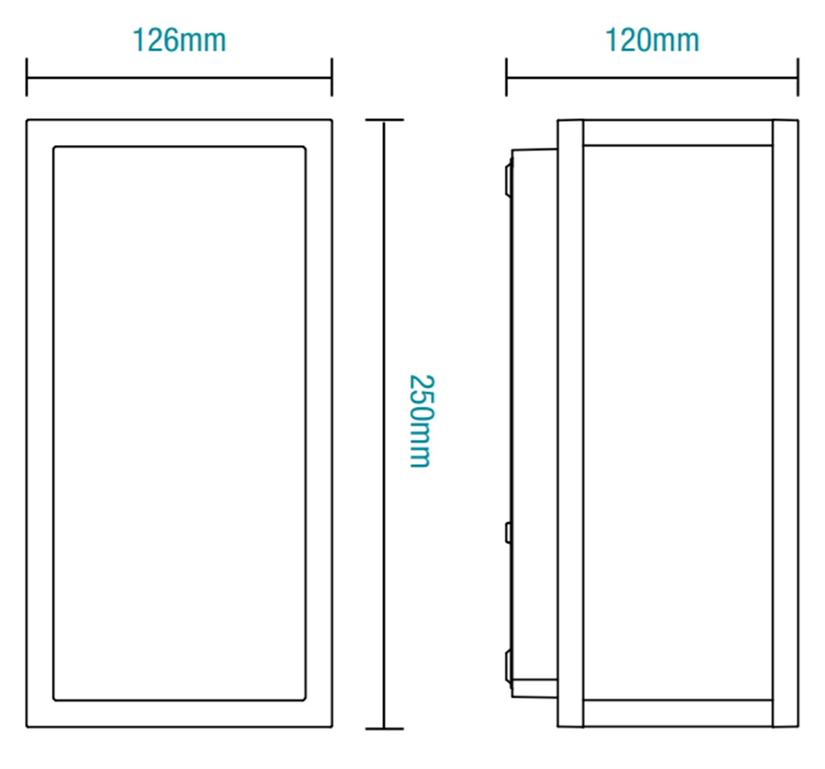 Mirage 12W LED Exterior Wall Light