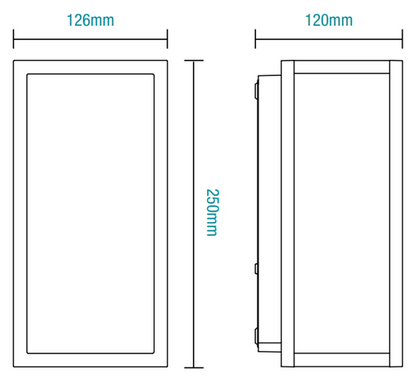Mirage 12W LED Exterior Wall Light