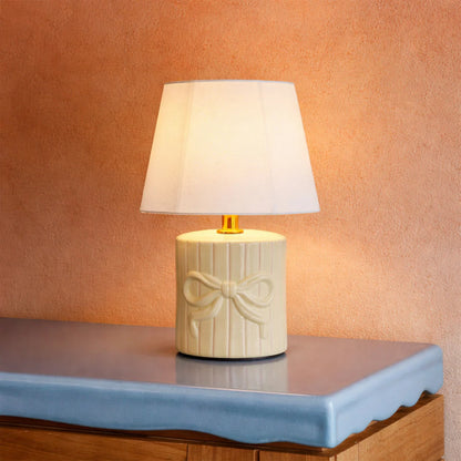 Miri Ribbon Bow Ceramic Table Lamp