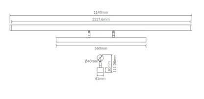 Mirror 20w LED Vanity Light