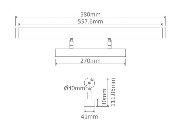 Mirror 10w LED Vanity Light