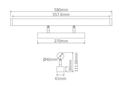Mirror 10w LED Vanity Light