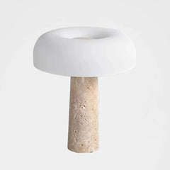 Morel Travertine Table Lamp
