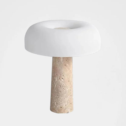 Morel Travertine Table Lamp