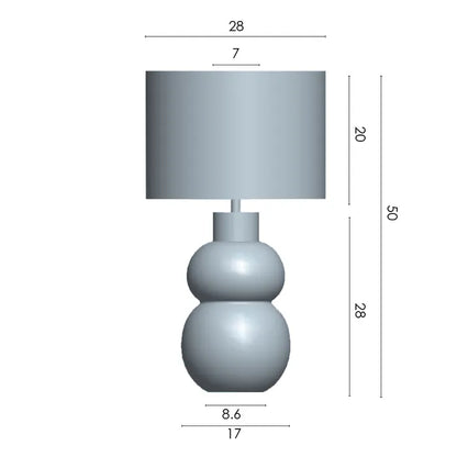 Mosh Table Lamp Off White