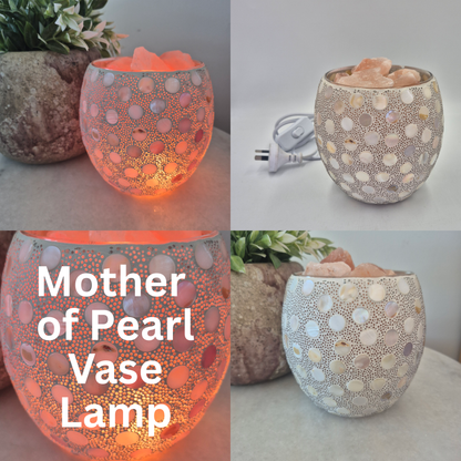 Mosaic Vase Salt Lamps
