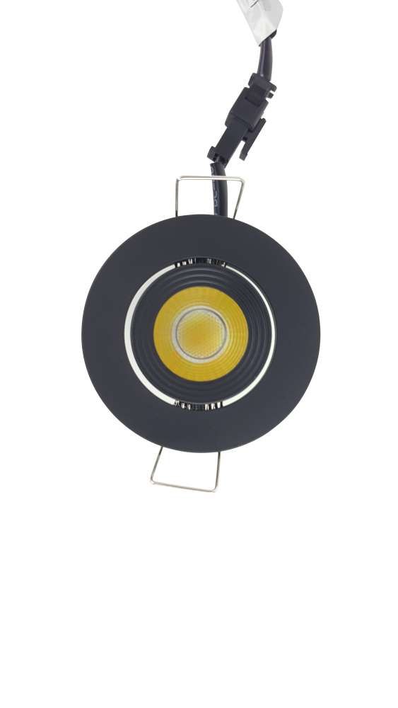 Munchkin Mini Tri-Colour LED Downlight Black