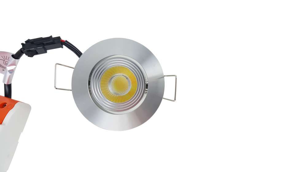 Munchkin Mini Tri-Colour LED Downlight Aluminium