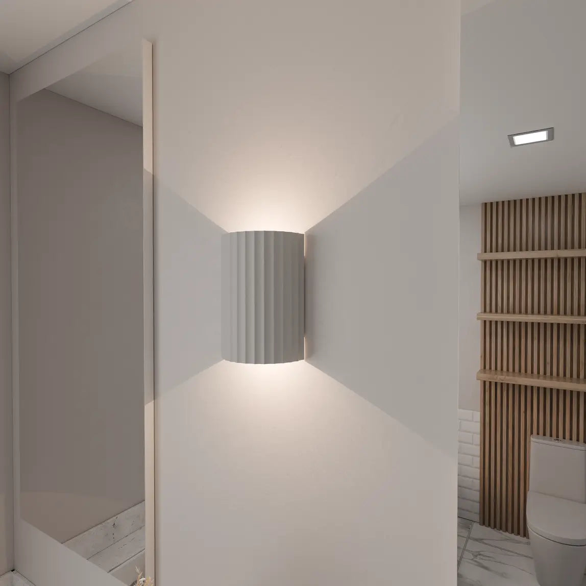 Munia Fluted Up/Down Wall Light