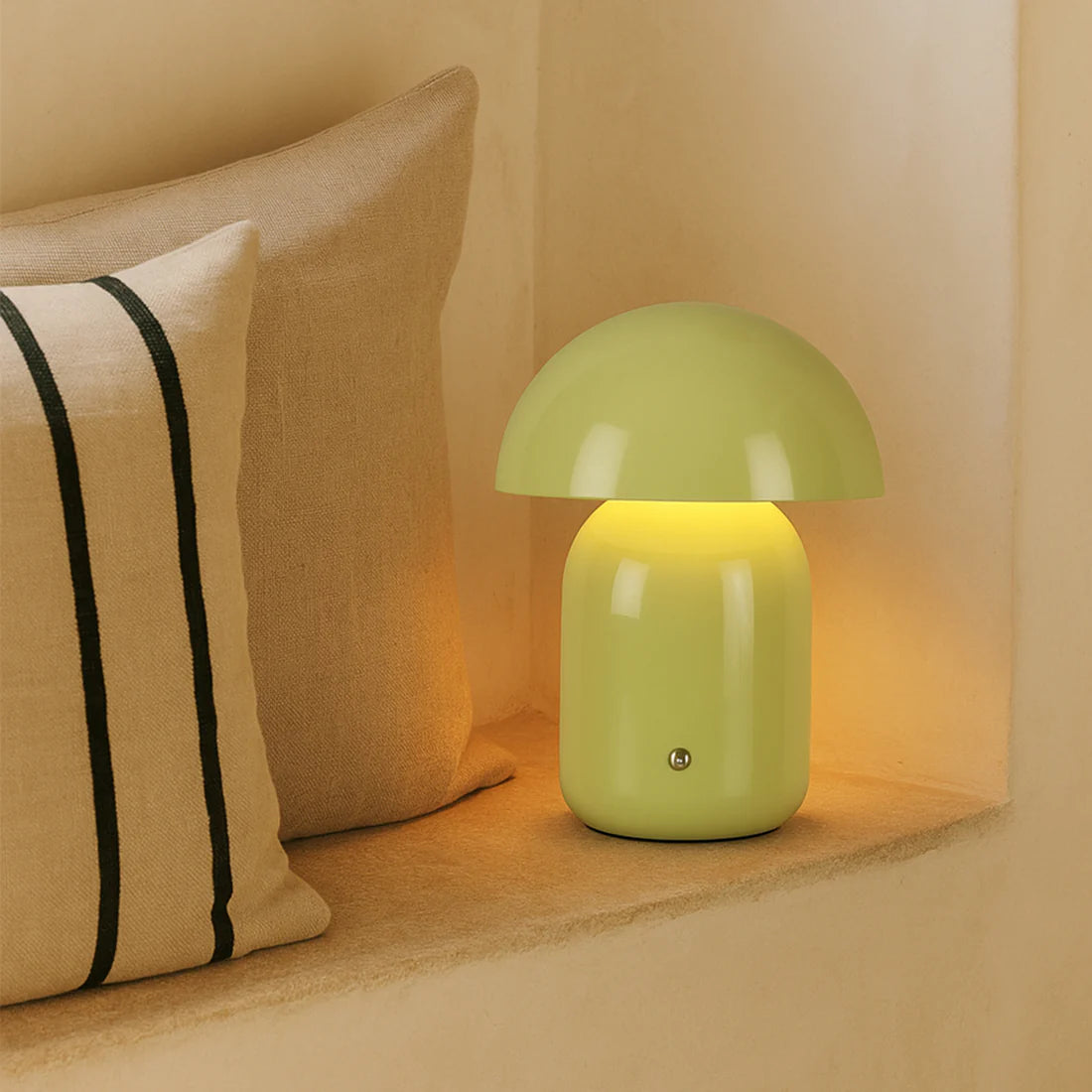 Mushroom Rechargeable USB Touch Table Lamp