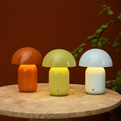 Mushroom Rechargeable USB Touch Table Lamp