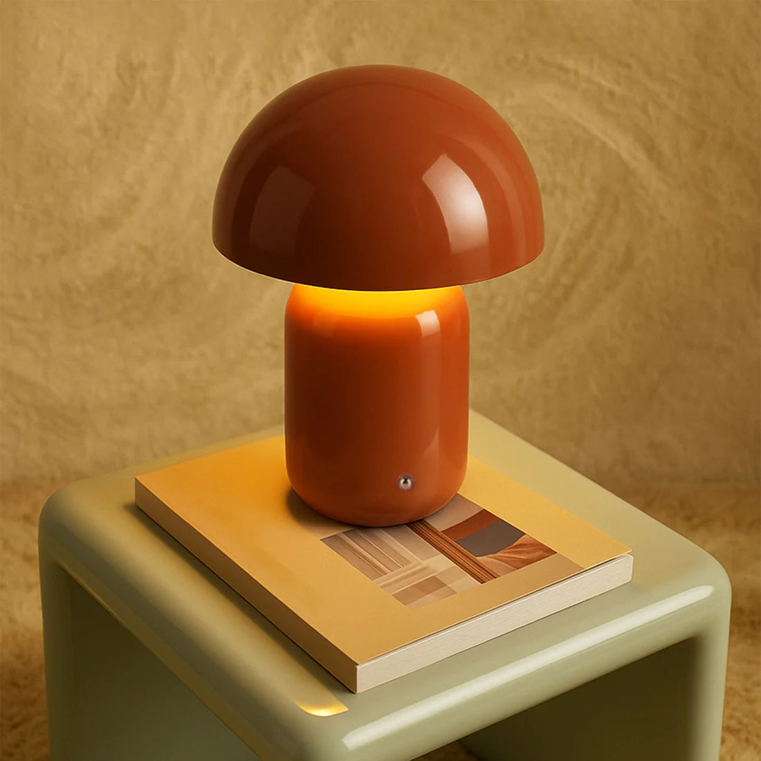 Mushroom Rechargeable USB Touch Table Lamp