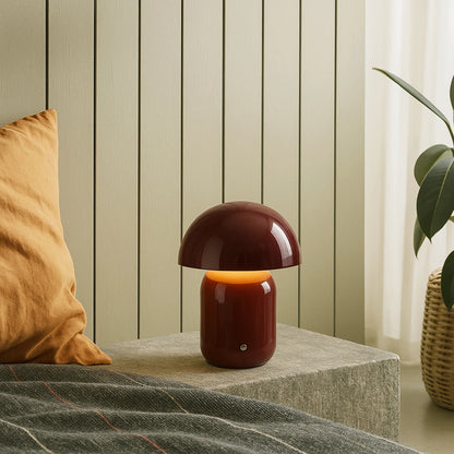 Mushroom Rechargeable USB Touch Table Lamp