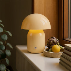 Mushroom Rechargeable USB Touch Table Lamp