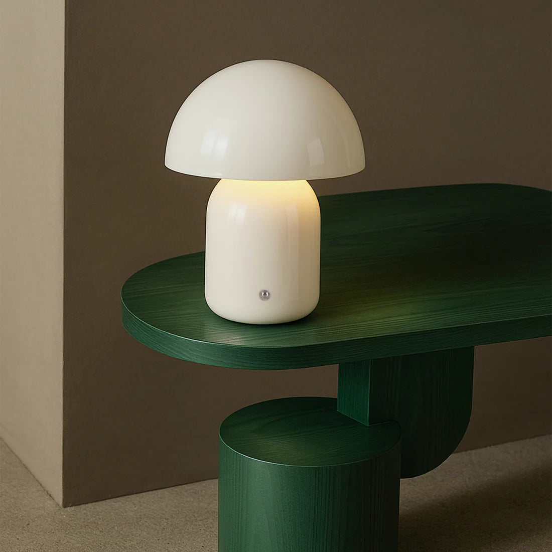 Mushroom Rechargeable USB Touch Table Lamp