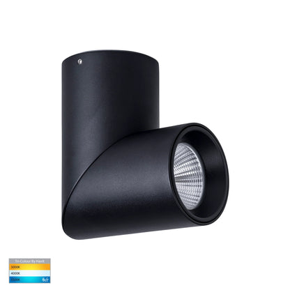 Nella 12w LED Rotatable Surface Mounted Downlight Black 240v