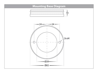 Nella 12w LED Rotatable Surface Mounted Downlight White 240v