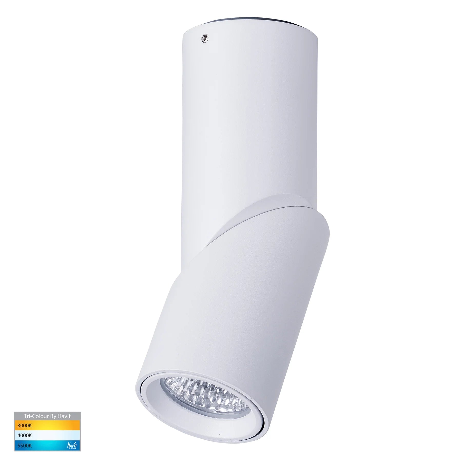 Nella 7w LED Rotatable Surface Mounted Downlight White 240v