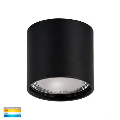 Nella 7w LED Surface Mounted Downlight Black 240v