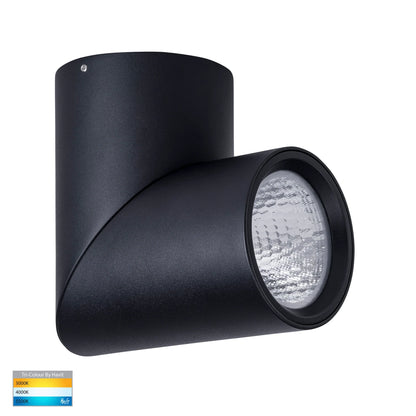 Nella 18w LED Rotatable Surface Mounted Downlight Black 240v