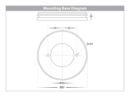 Nella 18w LED Rotatable Surface Mounted Downlight White 240v