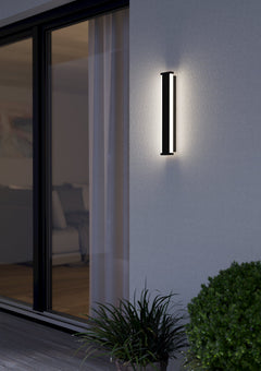 Neviano Small LED Wall Light Black