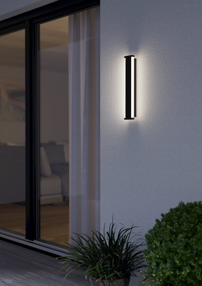 Neviano Small LED Wall Light Black