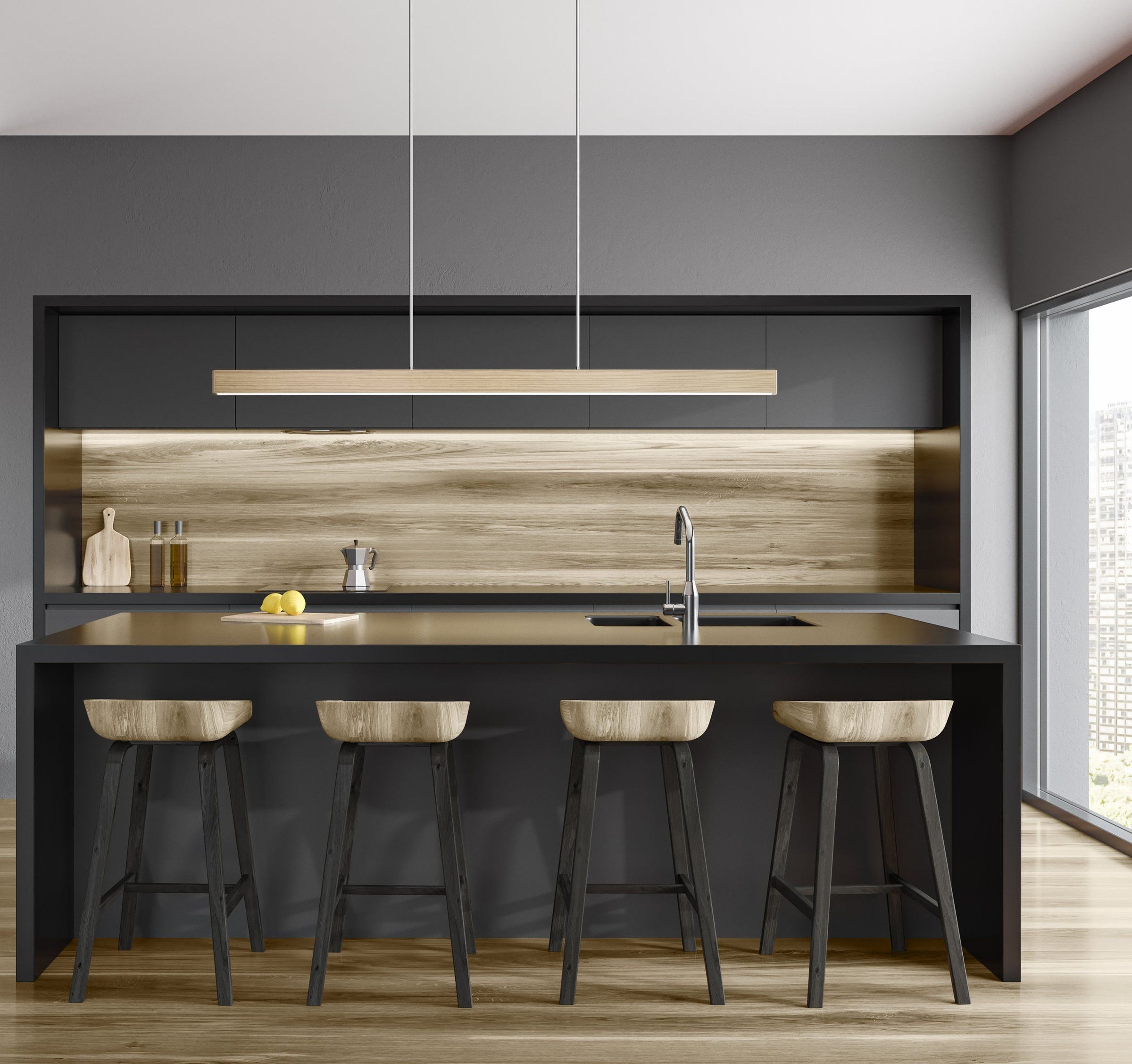 Climene 3 1.8m Tri-Colour LED Pendant