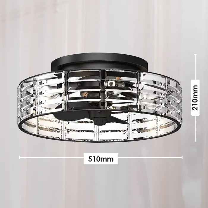 Odyssey 22" DC Light Fan Black