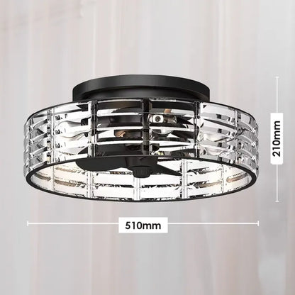 Odyssey 22" DC Light Fan Black