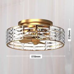 Odyssey 22" DC Light Fan Gold