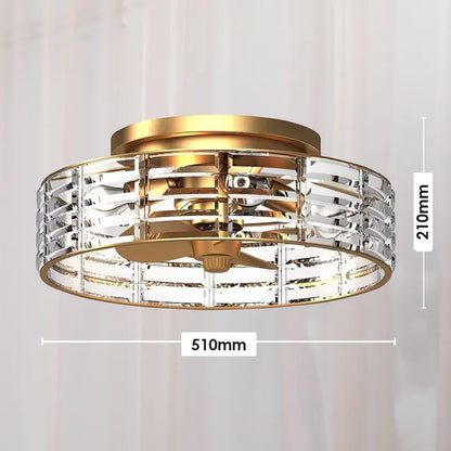 Odyssey 22" DC Light Fan Gold