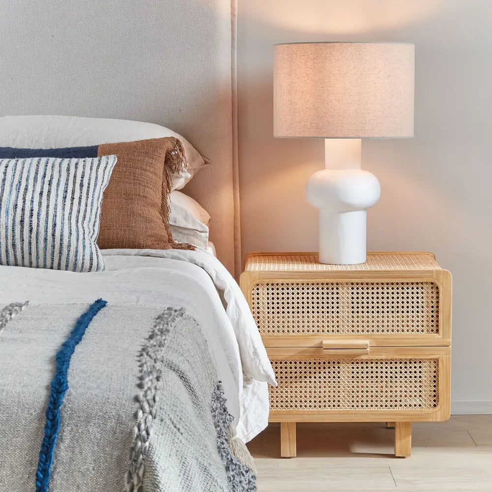 Oliver Table Lamp White