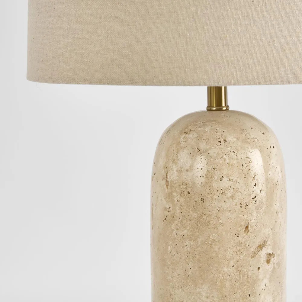 Olsen Travertine Table Lamp