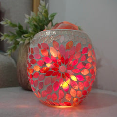 Mosaic Vase Salt Lamps