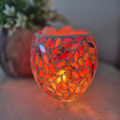 Mosaic Vase Salt Lamps