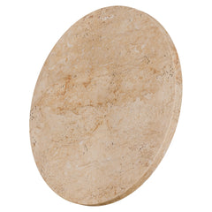 Orville Travertine Eclipse Round Wall Light