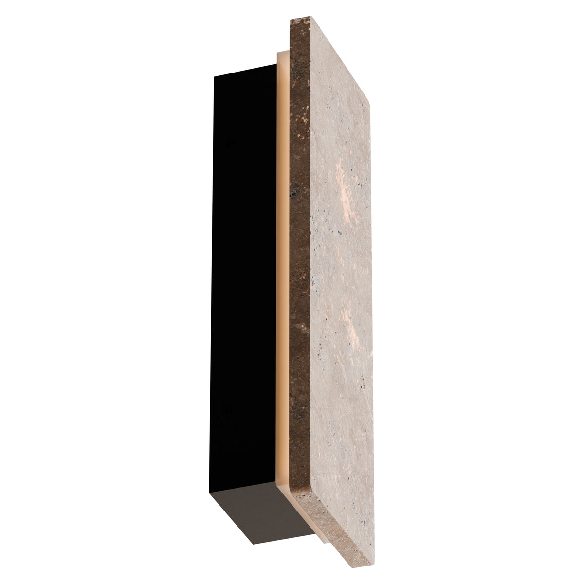 Orville Travertine Rectangular Outdoor Wall Light