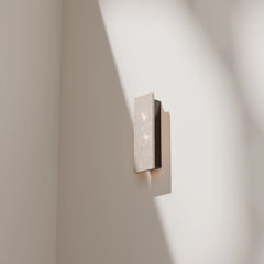 Orville Travertine Rectangular Outdoor Wall Light