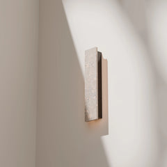 Orville Travertine Rectangular Outdoor Wall Light