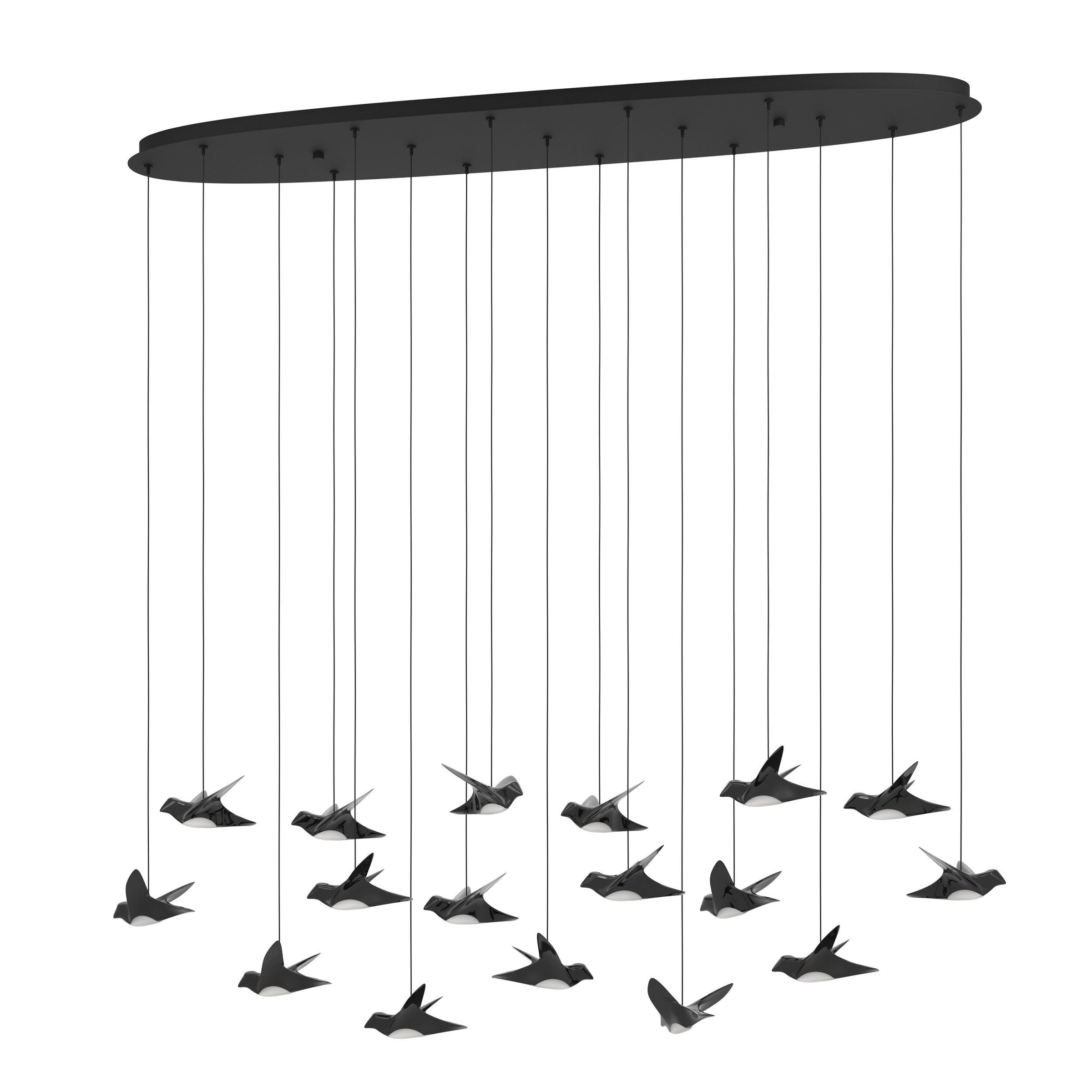 Paratebueno 17LT LED Pendant Black