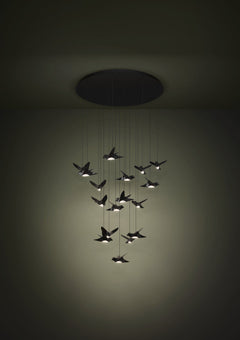 Paratebueno 17LT Round LED Pendant Black