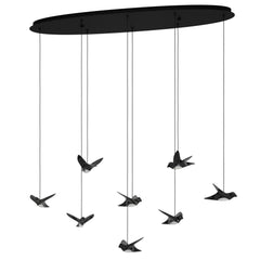 Paratebueno 8LT LED Pendant Black