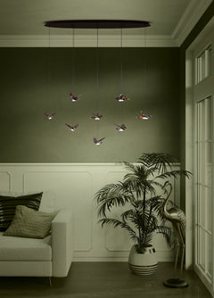 Paratebueno 8LT LED Pendant Black