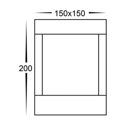 Pelare Square LED Pillar Light