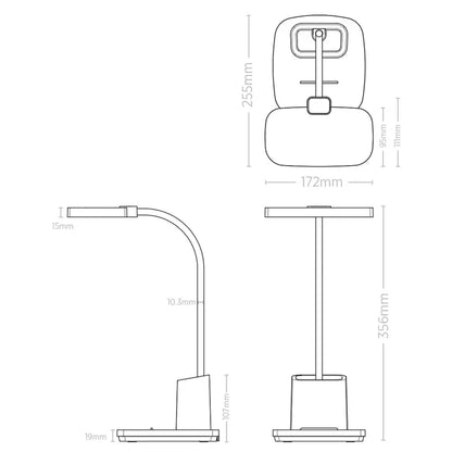 Penchi Rechargeable 10w LED Desk Lamp White
